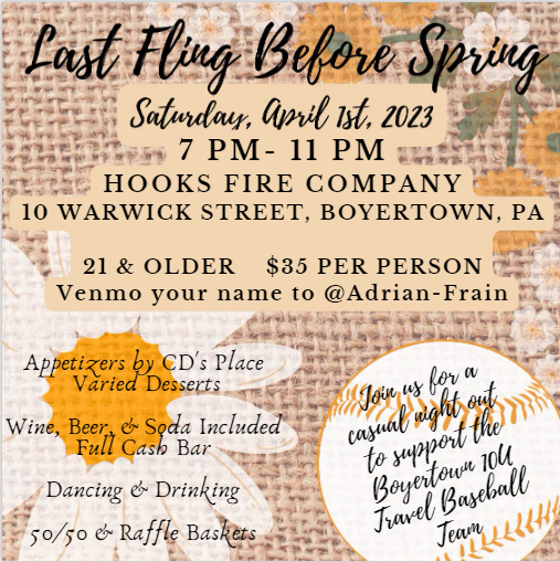 10U Spring Fling Fundraiser